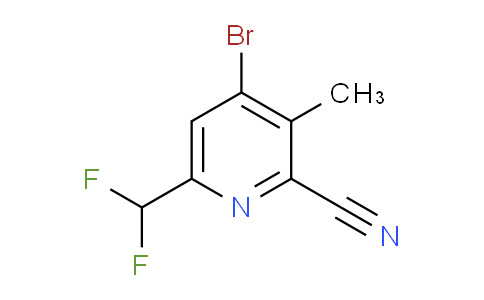 AM128044 | 1805358-93-3 | 4-Bromo-2-cyano-6-(difluoromethyl)-3-methylpyridine