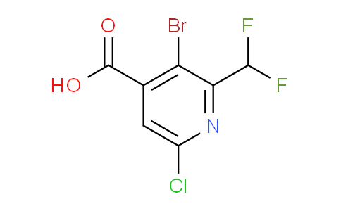 AM128045 | 1805170-26-6 | 3-Bromo-6-chloro-2-(difluoromethyl)pyridine-4-carboxylic acid