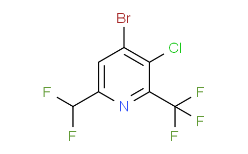 AM128056 | 1804655-79-5 | 4-Bromo-3-chloro-6-(difluoromethyl)-2-(trifluoromethyl)pyridine