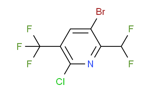 AM128061 | 1806999-07-4 | 3-Bromo-6-chloro-2-(difluoromethyl)-5-(trifluoromethyl)pyridine