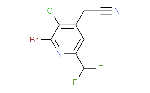 AM128063 | 1805168-60-8 | 2-Bromo-3-chloro-6-(difluoromethyl)pyridine-4-acetonitrile