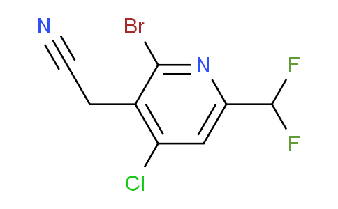 AM128068 | 1806977-48-9 | 2-Bromo-4-chloro-6-(difluoromethyl)pyridine-3-acetonitrile