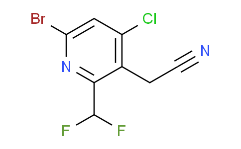 AM128074 | 1805359-22-1 | 6-Bromo-4-chloro-2-(difluoromethyl)pyridine-3-acetonitrile