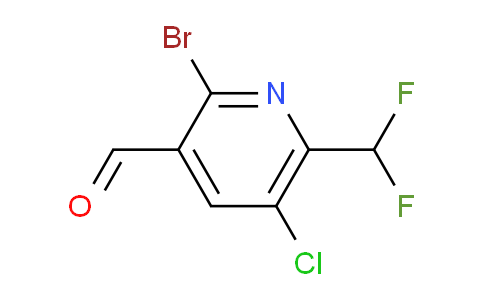 AM128079 | 1805230-08-3 | 2-Bromo-5-chloro-6-(difluoromethyl)pyridine-3-carboxaldehyde