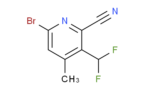 AM128081 | 1804660-74-9 | 6-Bromo-2-cyano-3-(difluoromethyl)-4-methylpyridine