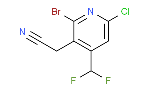 AM128083 | 1806033-55-5 | 2-Bromo-6-chloro-4-(difluoromethyl)pyridine-3-acetonitrile
