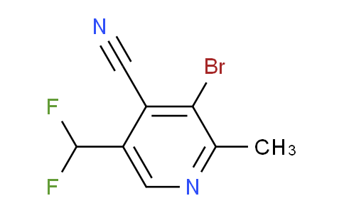 AM128086 | 1806921-75-4 | 3-Bromo-4-cyano-5-(difluoromethyl)-2-methylpyridine