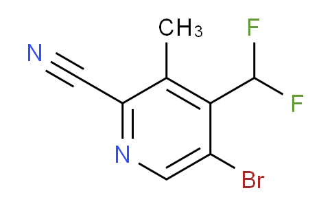 5-Bromo-2-cyano-4-(difluoromethyl)-3-methylpyridine