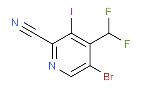 AM128103 | 1805357-79-2 | 5-Bromo-2-cyano-4-(difluoromethyl)-3-iodopyridine