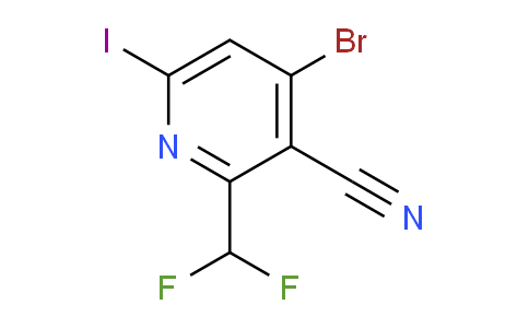 AM128106 | 1806993-80-5 | 4-Bromo-3-cyano-2-(difluoromethyl)-6-iodopyridine