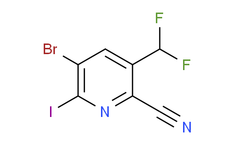AM128108 | 1805438-61-2 | 5-Bromo-2-cyano-3-(difluoromethyl)-6-iodopyridine
