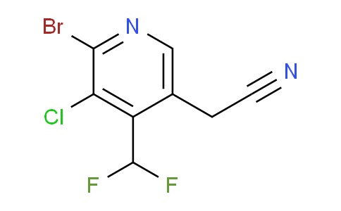 AM128117 | 1806999-17-6 | 2-Bromo-3-chloro-4-(difluoromethyl)pyridine-5-acetonitrile