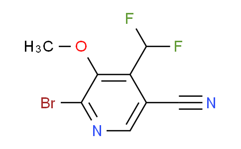 AM128118 | 1805230-66-3 | 2-Bromo-5-cyano-4-(difluoromethyl)-3-methoxypyridine