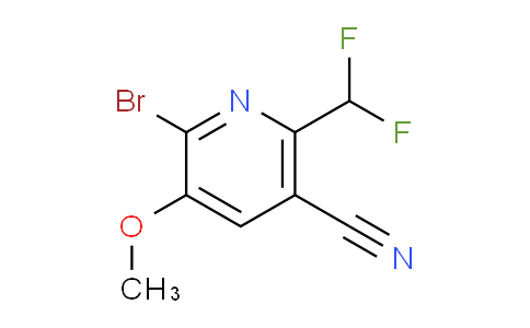 AM128120 | 1806044-29-0 | 2-Bromo-5-cyano-6-(difluoromethyl)-3-methoxypyridine