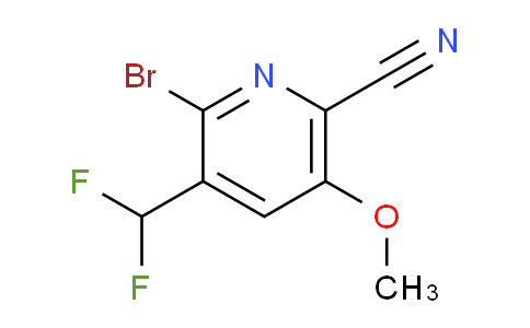 2-Bromo-6-cyano-3-(difluoromethyl)-5-methoxypyridine