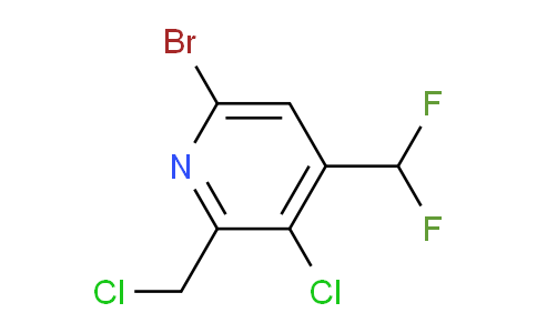 6-Bromo-3-chloro-2-(chloromethyl)-4-(difluoromethyl)pyridine