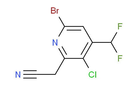 AM128132 | 1806977-53-6 | 6-Bromo-3-chloro-4-(difluoromethyl)pyridine-2-acetonitrile