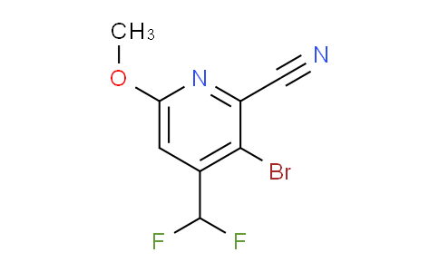 AM128133 | 1805399-32-9 | 3-Bromo-2-cyano-4-(difluoromethyl)-6-methoxypyridine