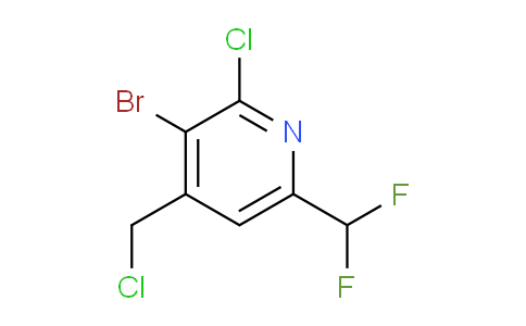 AM128134 | 1805237-89-1 | 3-Bromo-2-chloro-4-(chloromethyl)-6-(difluoromethyl)pyridine