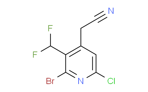 AM128135 | 1806977-56-9 | 2-Bromo-6-chloro-3-(difluoromethyl)pyridine-4-acetonitrile