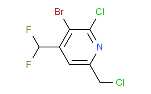 AM128143 | 1806911-26-1 | 3-Bromo-2-chloro-6-(chloromethyl)-4-(difluoromethyl)pyridine