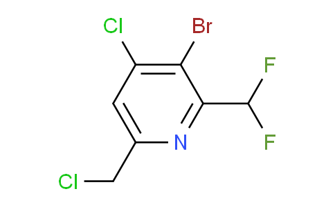 AM128146 | 1805238-09-8 | 3-Bromo-4-chloro-6-(chloromethyl)-2-(difluoromethyl)pyridine