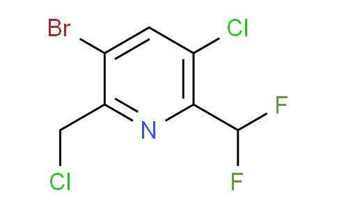 AM128148 | 1806032-91-6 | 3-Bromo-5-chloro-2-(chloromethyl)-6-(difluoromethyl)pyridine