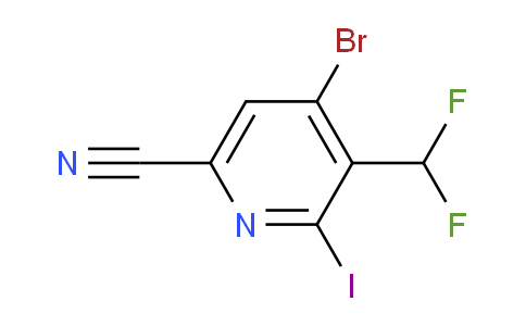 AM128150 | 1806044-05-2 | 4-Bromo-6-cyano-3-(difluoromethyl)-2-iodopyridine