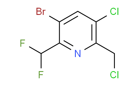 AM128151 | 1805373-70-9 | 3-Bromo-5-chloro-6-(chloromethyl)-2-(difluoromethyl)pyridine