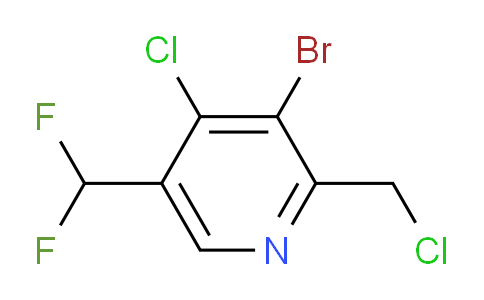 AM128154 | 1805237-93-7 | 3-Bromo-4-chloro-2-(chloromethyl)-5-(difluoromethyl)pyridine