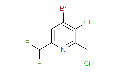 AM128159 | 1803690-76-7 | 4-Bromo-3-chloro-2-(chloromethyl)-6-(difluoromethyl)pyridine