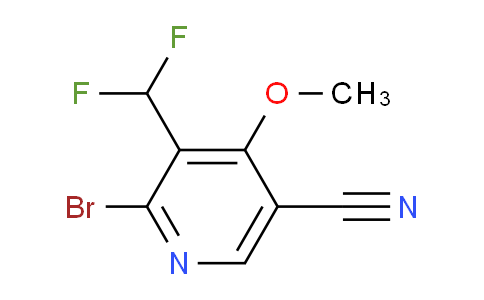 2-Bromo-5-cyano-3-(difluoromethyl)-4-methoxypyridine