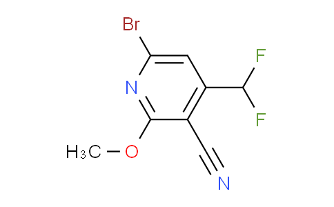 6-Bromo-3-cyano-4-(difluoromethyl)-2-methoxypyridine