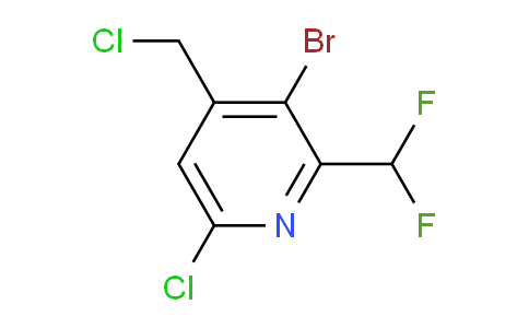 AM128171 | 1804458-58-9 | 3-Bromo-6-chloro-4-(chloromethyl)-2-(difluoromethyl)pyridine