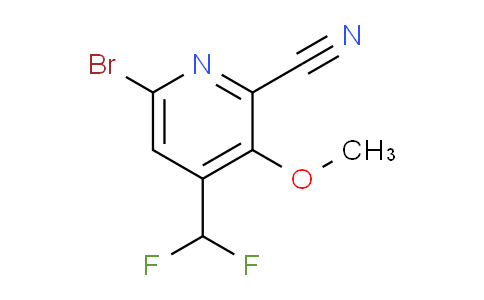 6-Bromo-2-cyano-4-(difluoromethyl)-3-methoxypyridine