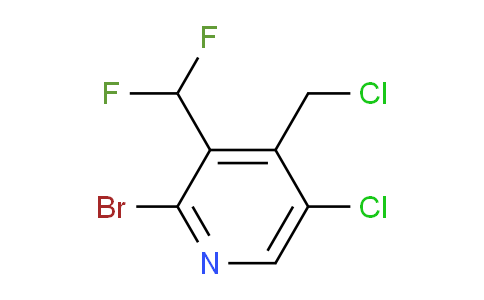 2-Bromo-5-chloro-4-(chloromethyl)-3-(difluoromethyl)pyridine