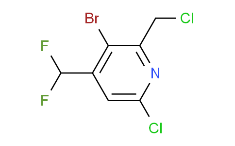 AM128181 | 1805167-22-9 | 3-Bromo-6-chloro-2-(chloromethyl)-4-(difluoromethyl)pyridine