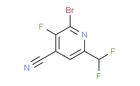 AM128189 | 1804659-75-3 | 2-Bromo-4-cyano-6-(difluoromethyl)-3-fluoropyridine