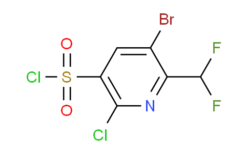 AM128196 | 1805006-60-3 | 3-Bromo-6-chloro-2-(difluoromethyl)pyridine-5-sulfonyl chloride