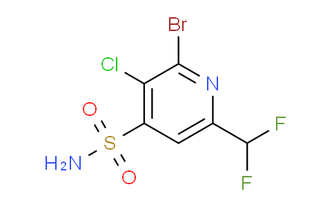 AM128197 | 1804658-39-6 | 2-Bromo-3-chloro-6-(difluoromethyl)pyridine-4-sulfonamide