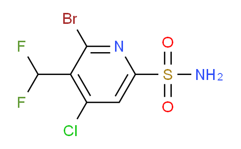 AM128198 | 1805237-57-3 | 2-Bromo-4-chloro-3-(difluoromethyl)pyridine-6-sulfonamide