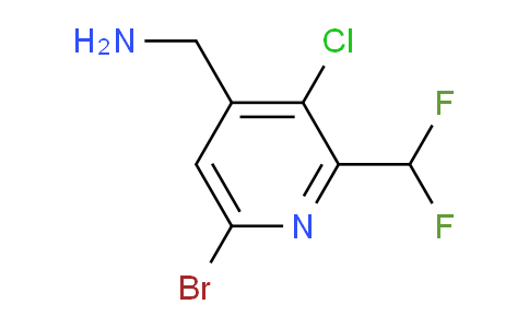 AM128206 | 1806032-16-5 | 4-(Aminomethyl)-6-bromo-3-chloro-2-(difluoromethyl)pyridine