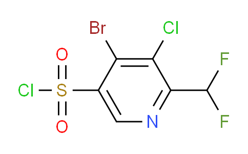 AM128207 | 1805436-27-4 | 4-Bromo-3-chloro-2-(difluoromethyl)pyridine-5-sulfonyl chloride