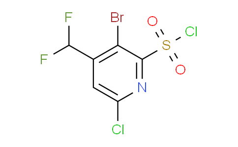 AM128212 | 1805237-52-8 | 3-Bromo-6-chloro-4-(difluoromethyl)pyridine-2-sulfonyl chloride