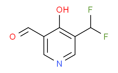 AM12822 | 1805321-44-1 | 3-(Difluoromethyl)-4-hydroxypyridine-5-carboxaldehyde
