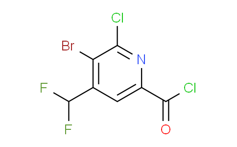 AM128229 | 1805435-21-5 | 3-Bromo-2-chloro-4-(difluoromethyl)pyridine-6-carbonyl chloride