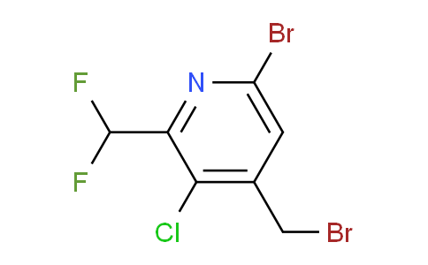 AM128230 | 1805007-29-7 | 6-Bromo-4-(bromomethyl)-3-chloro-2-(difluoromethyl)pyridine
