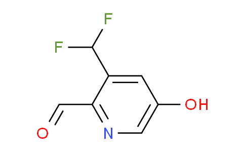 3-(Difluoromethyl)-5-hydroxypyridine-2-carboxaldehyde