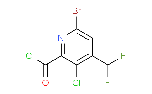 AM128246 | 1805357-49-6 | 6-Bromo-3-chloro-4-(difluoromethyl)pyridine-2-carbonyl chloride