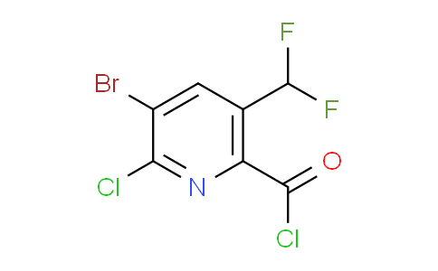 AM128253 | 1805172-08-0 | 3-Bromo-2-chloro-5-(difluoromethyl)pyridine-6-carbonyl chloride
